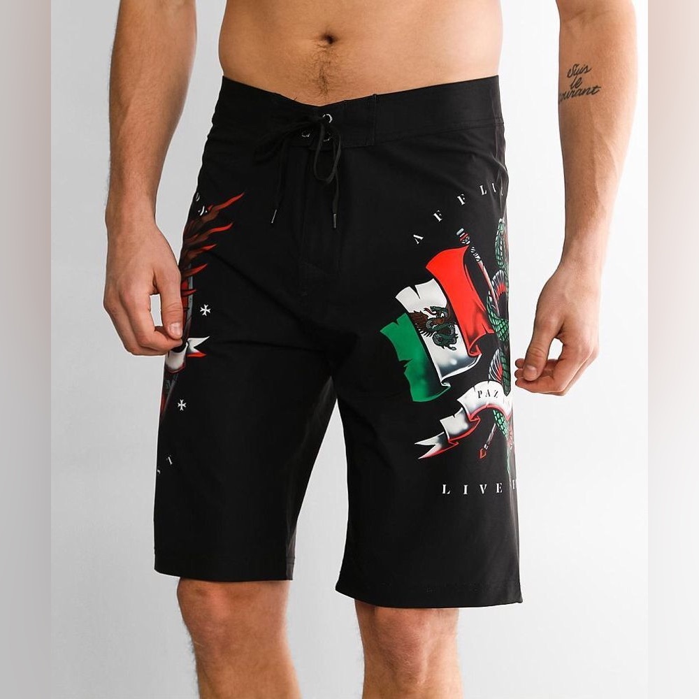 Affliction Tri Pride Stretch Boardshort